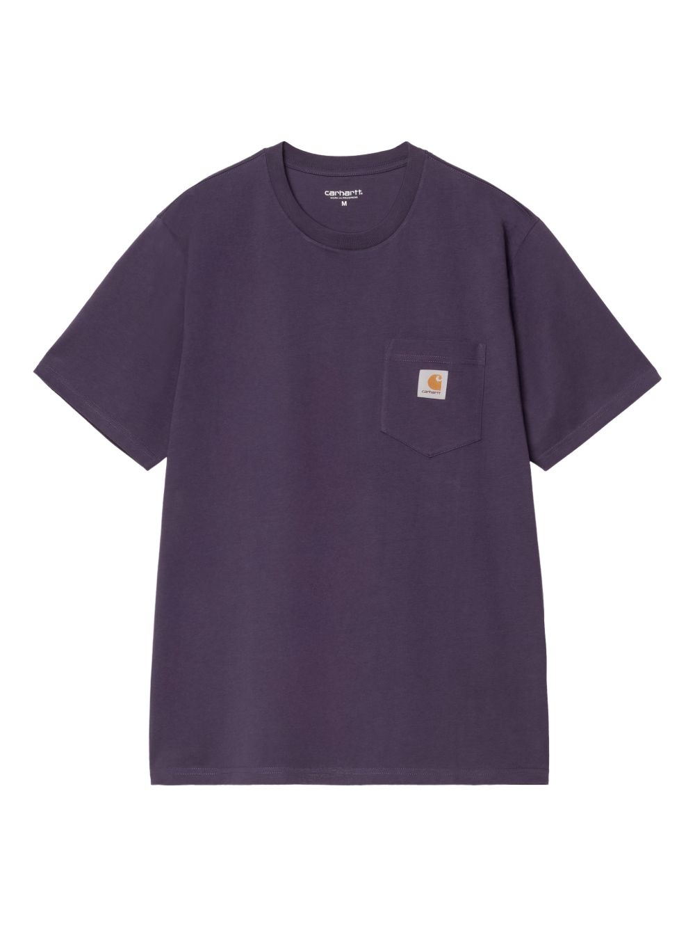 t-shirt ss pocket uomo viola 