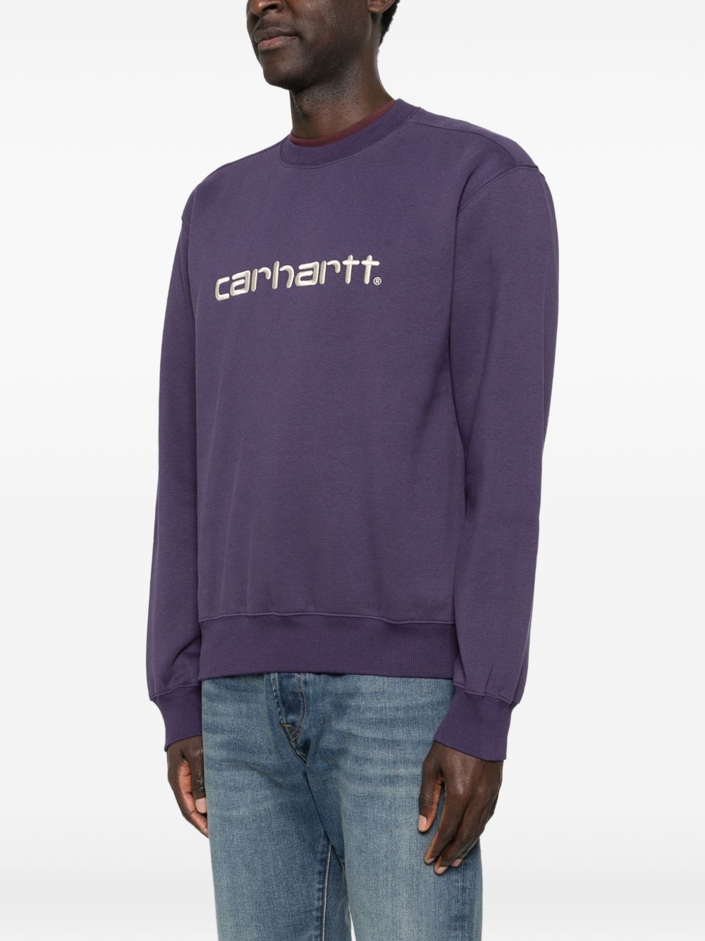 felpa carhartt uomo viola 