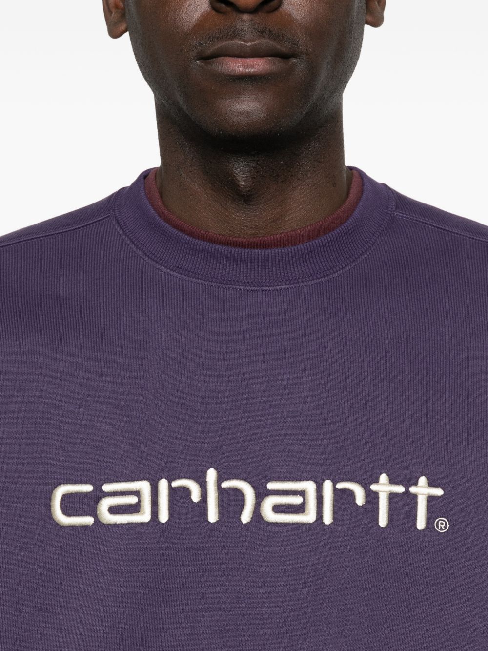 felpa carhartt uomo viola 