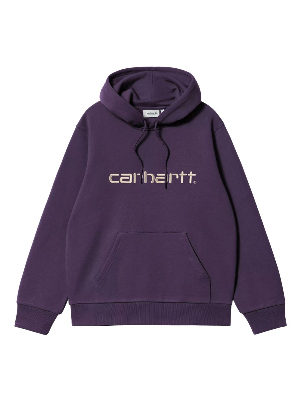 felpa hooded carhartt uomo viola 