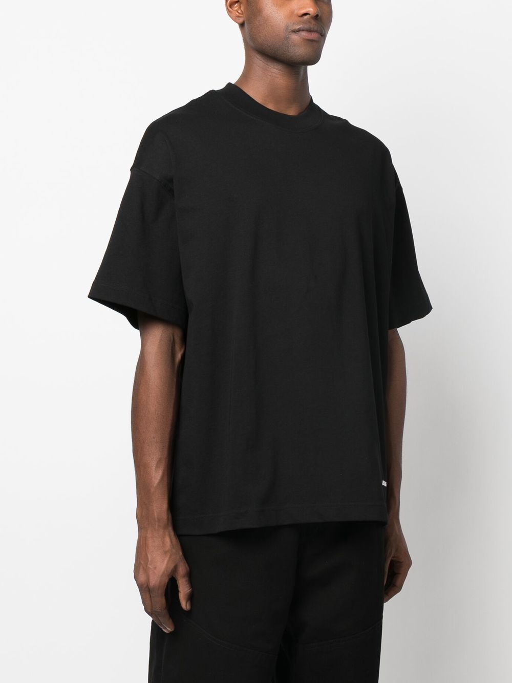 t-shirt ss link script uomo binanca 