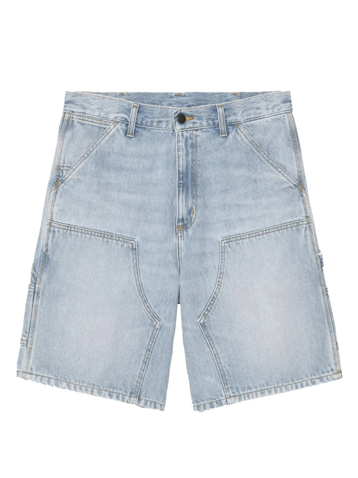 pantaloncini double knee uomo blu 