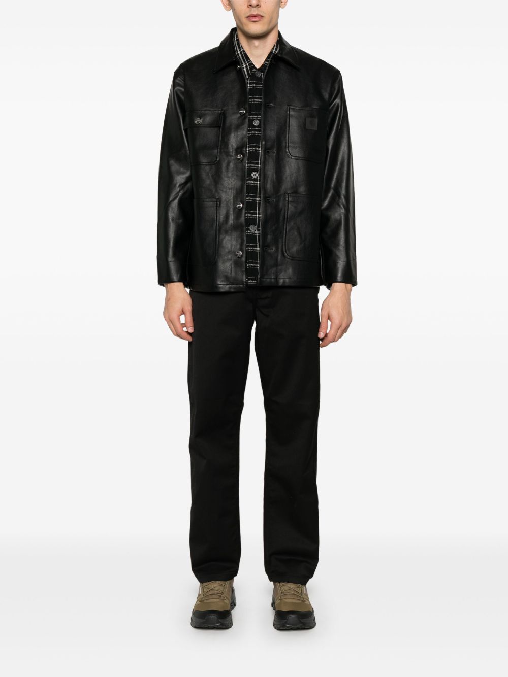 pantalone simple uomo neri 