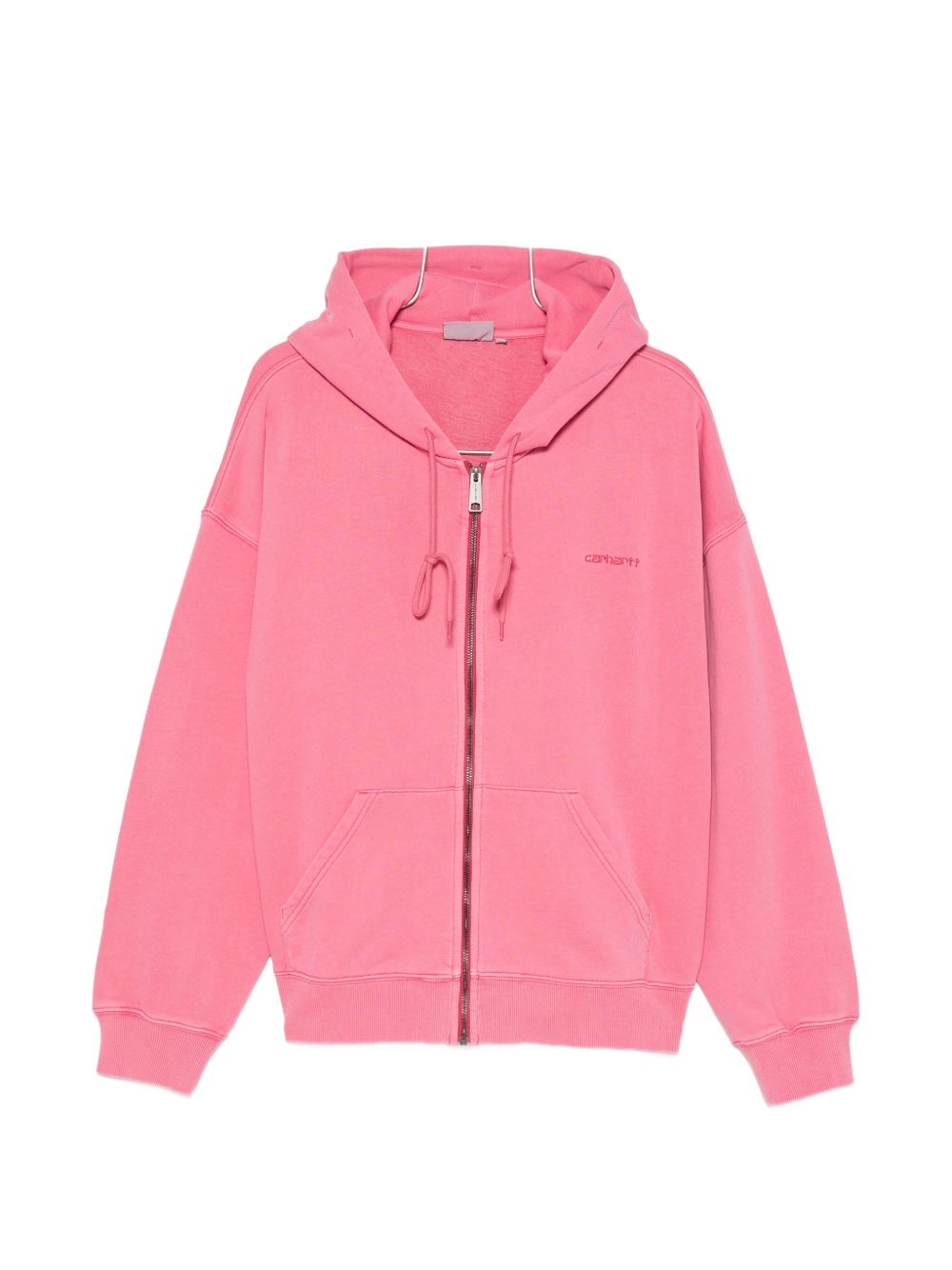 felpa hooded benton uomo rosa 