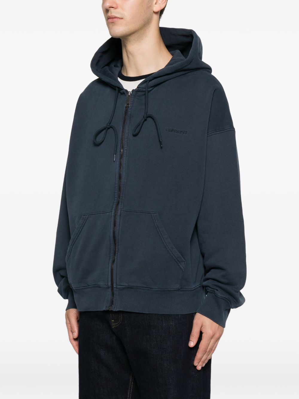 felpa hooded benton uomo carbone 