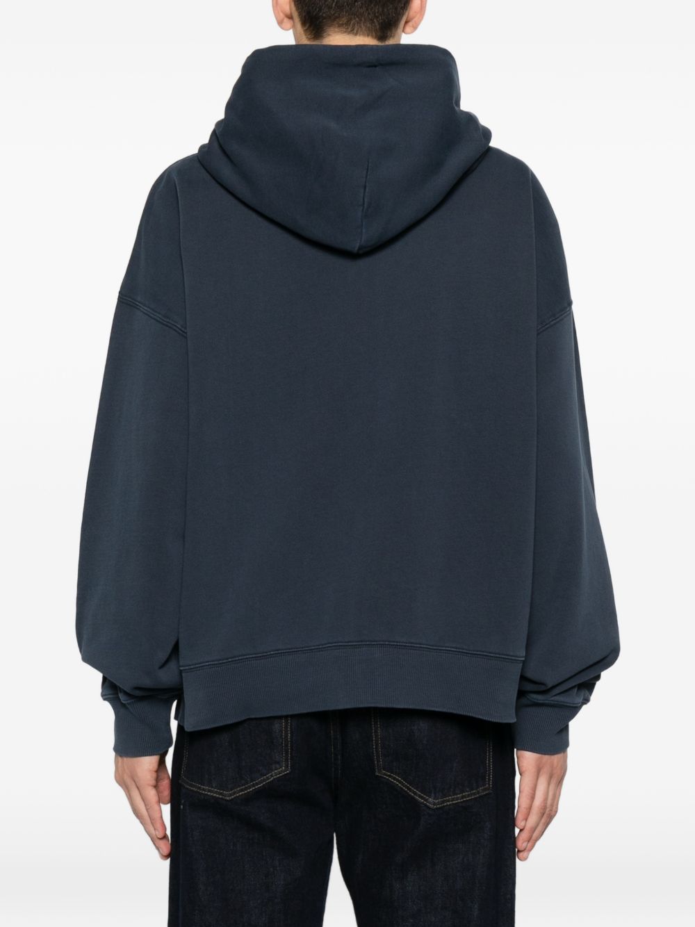 felpa hooded benton uomo carbone 