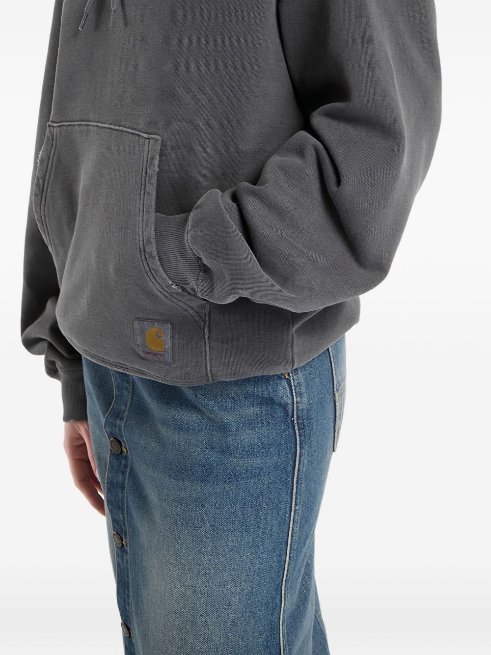 felpa hooded torion uomo nera 