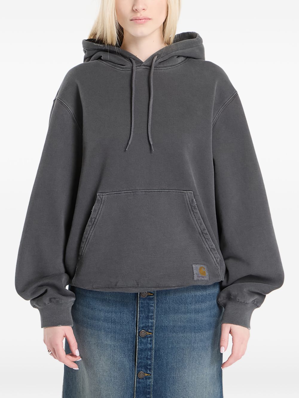 felpa hooded torion uomo nera 