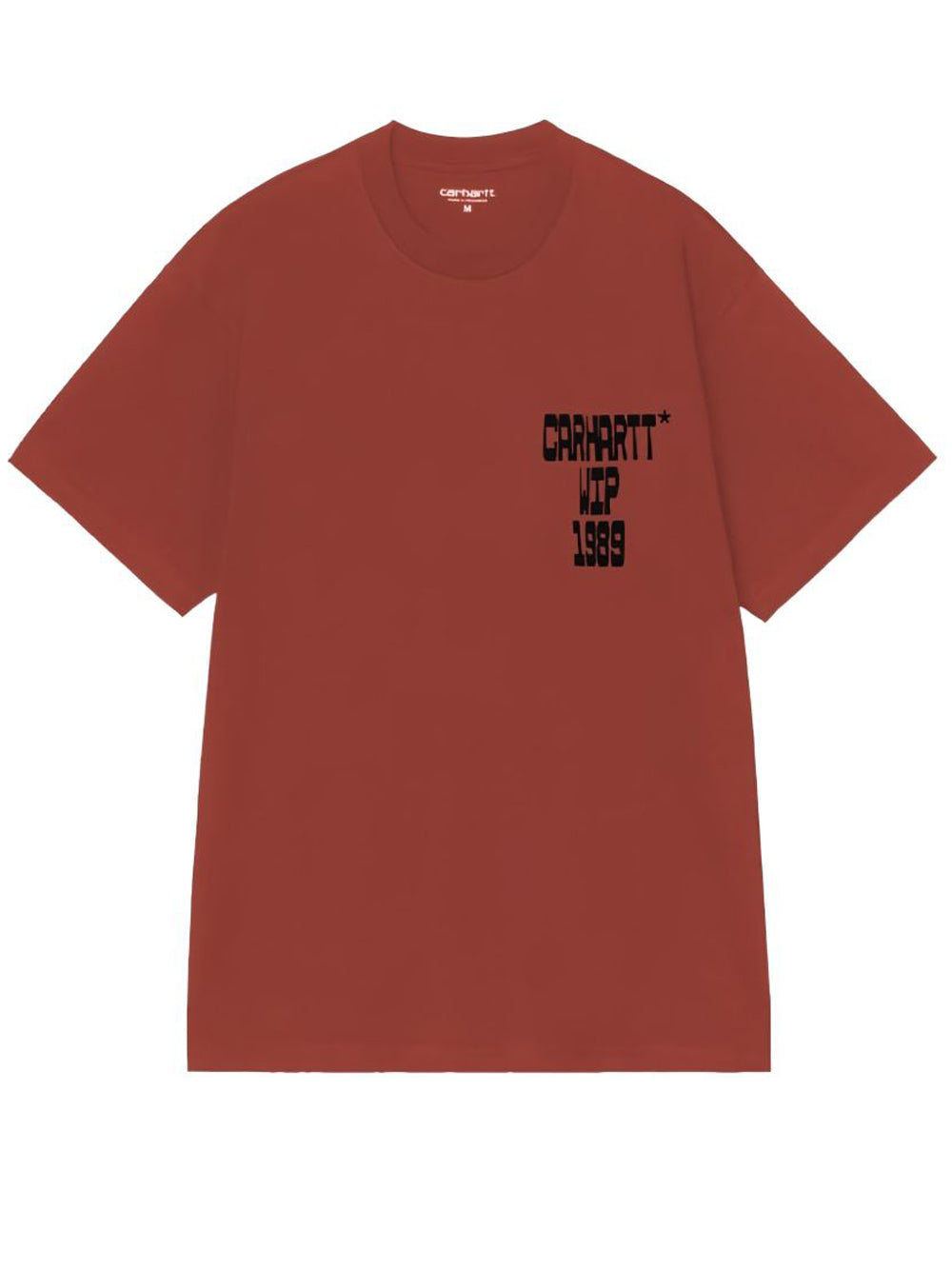 t-shirt s/s blocks uomo rossa 