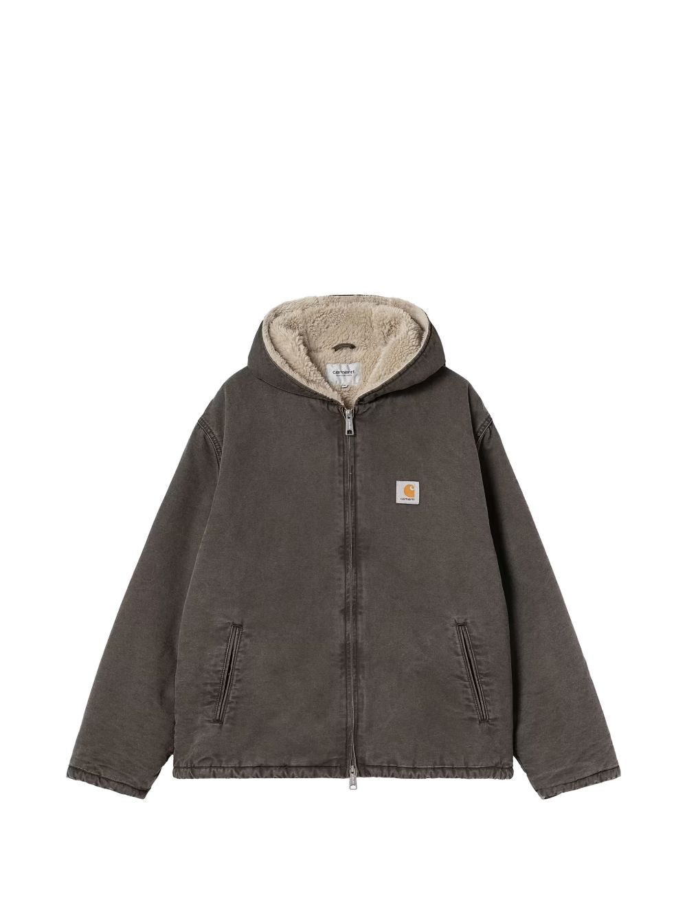 giacca hooded mitch uomo marrone 