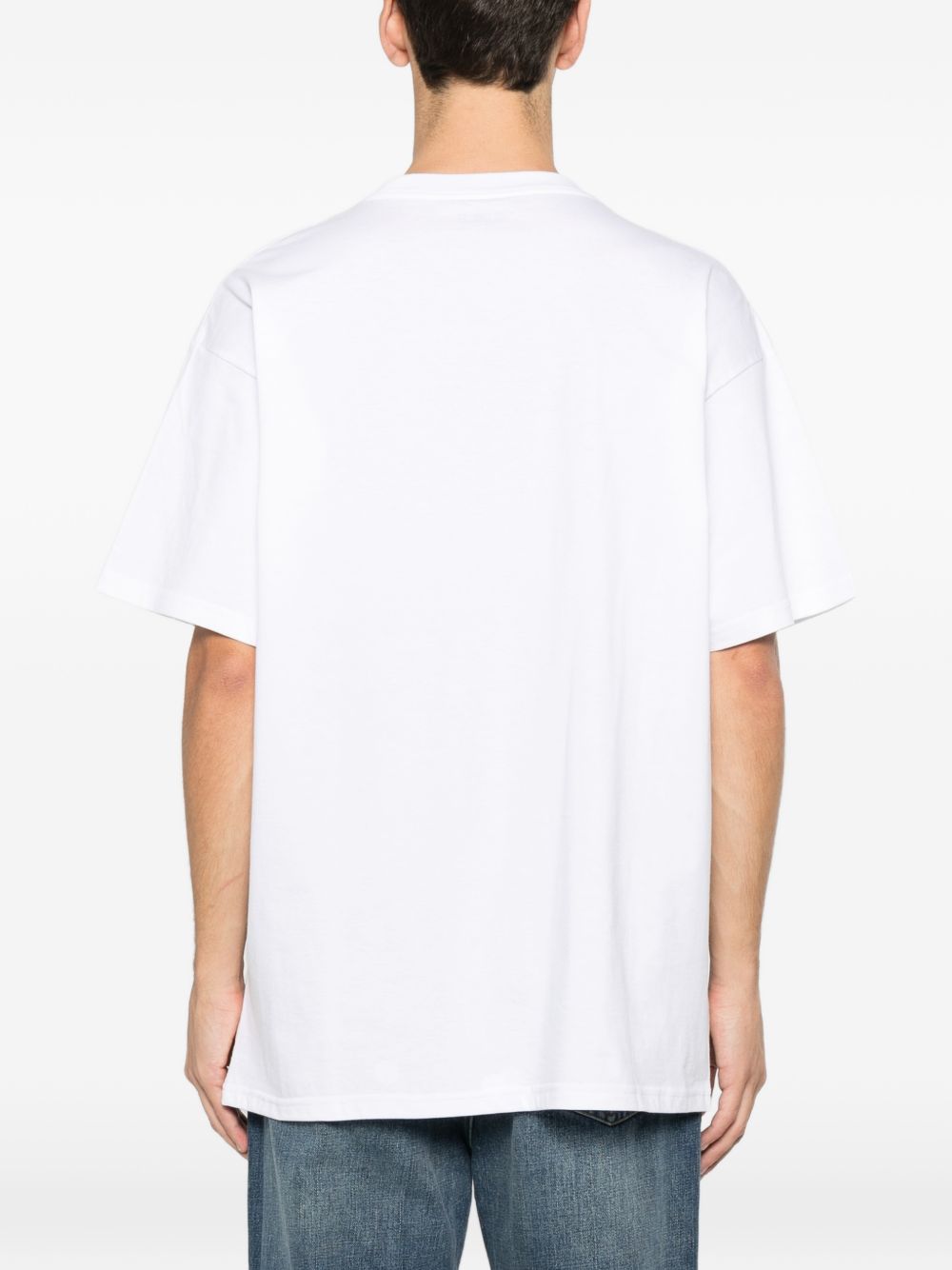 t-shirt ss duck duck uomo bianca 