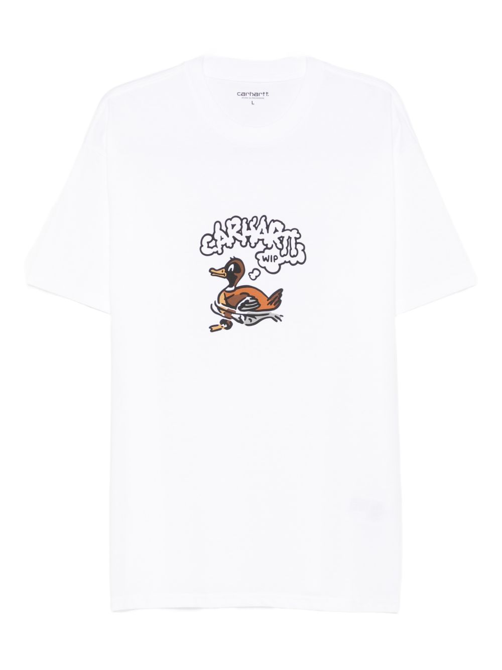 t-shirt ss duck duck uomo bianca 