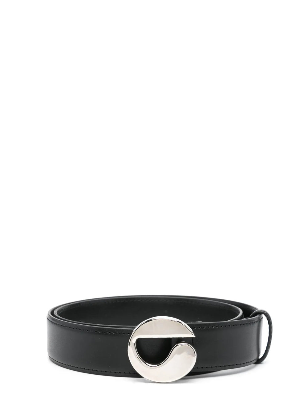 cintura logo donna nera 