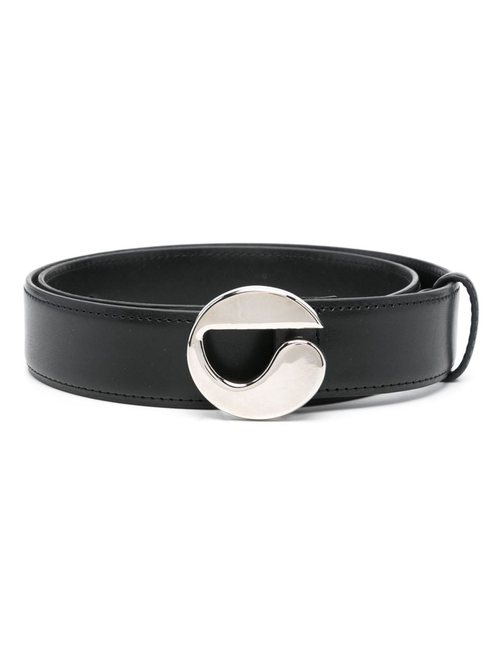 cintura logo donna nera 