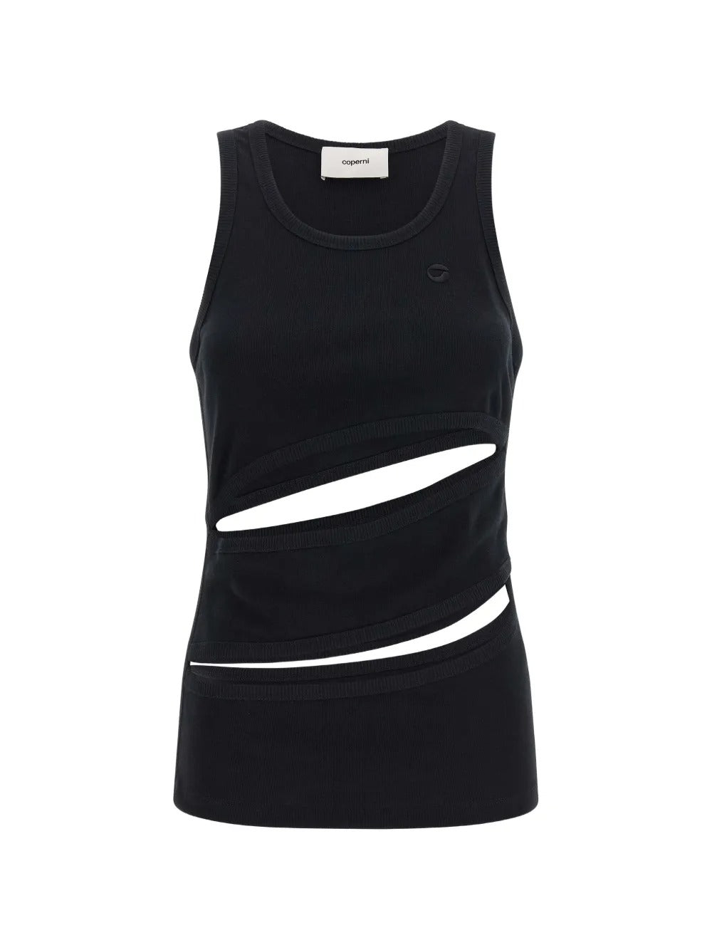 top spiral donna nero 