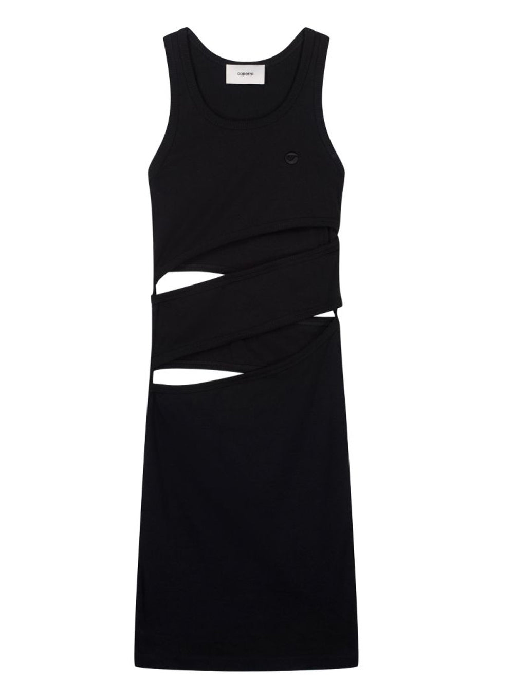 abito spiral donna nero 