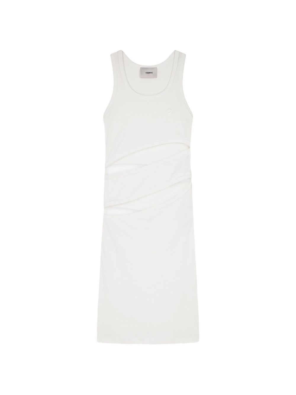abito spiral donna bianco 