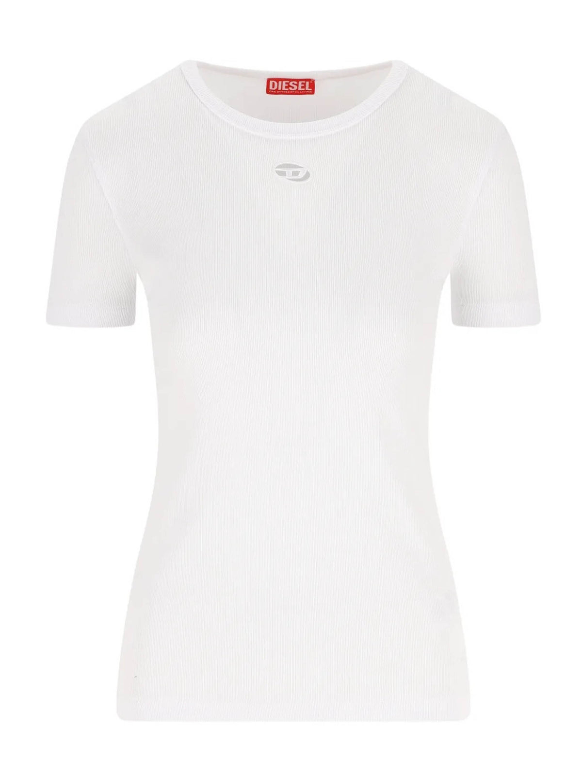 t-shirt t-ribber od donna bianca 