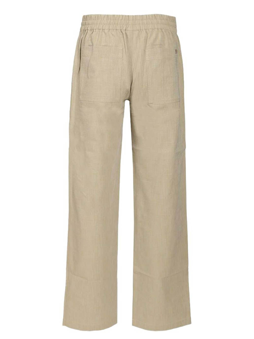 pantaloni elastici uomo kaki 