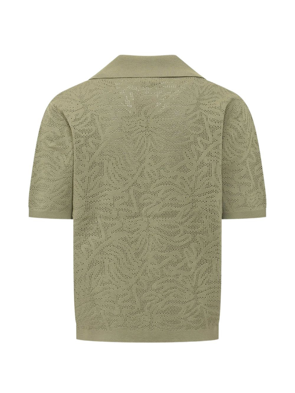 camicia maille dentelle uomo beige 