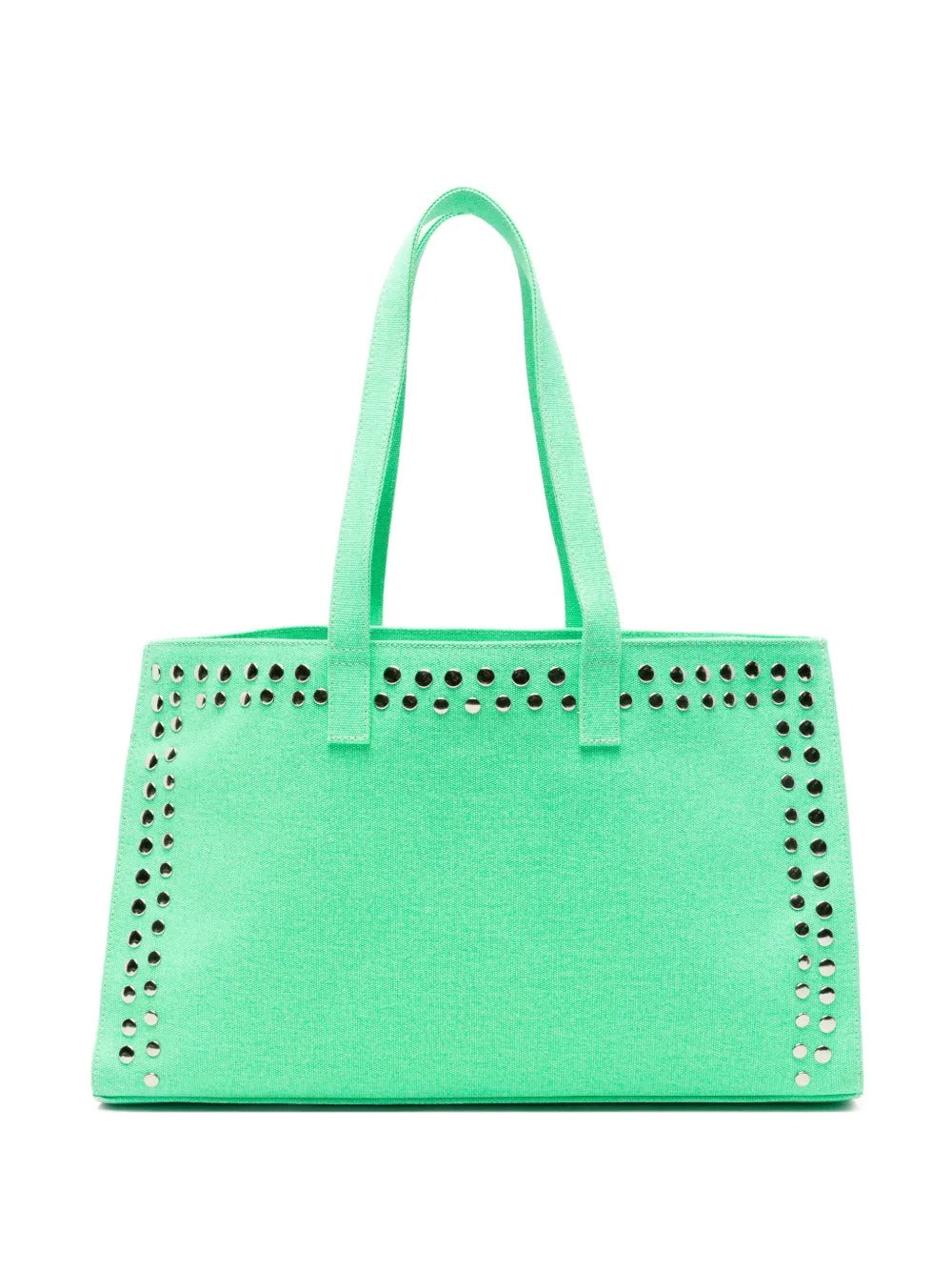 borsa midi shopper donna verde acqua 