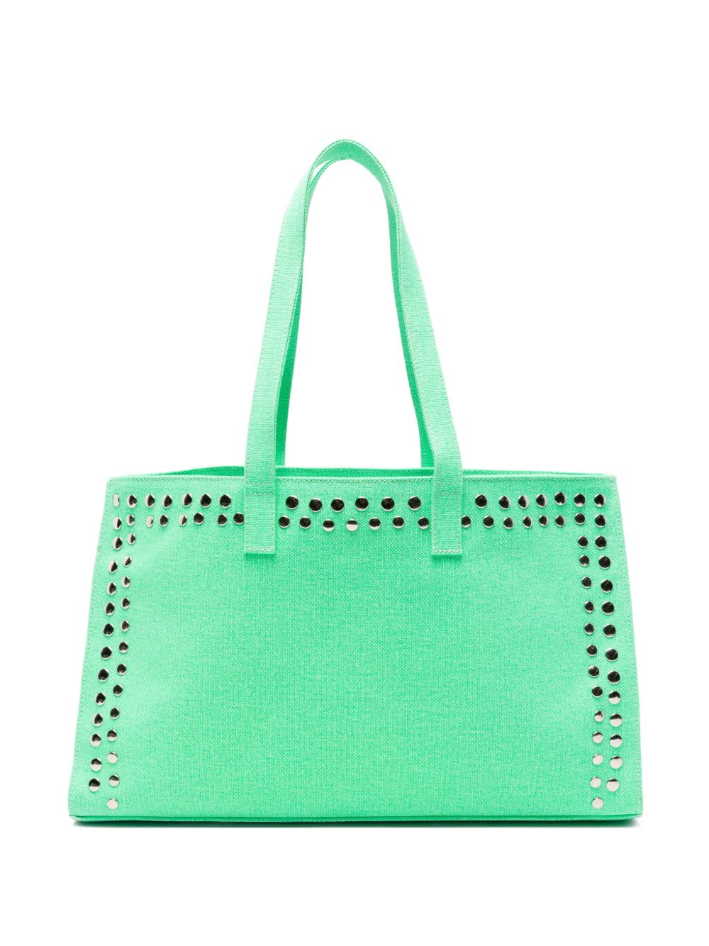borsa midi shopper donna verde acqua 