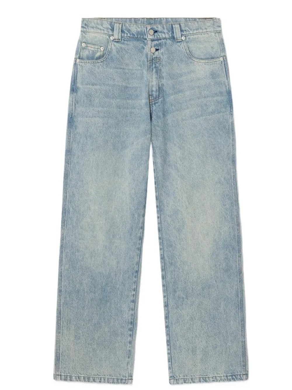 jeans baggy donna blu 