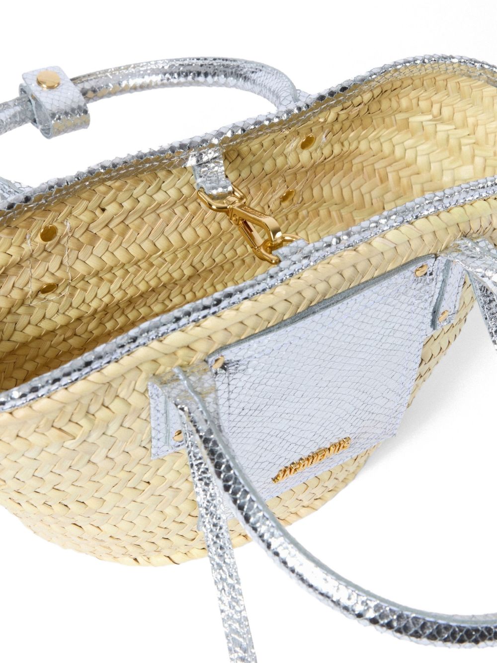 borsa le panier soli donna natural argento 