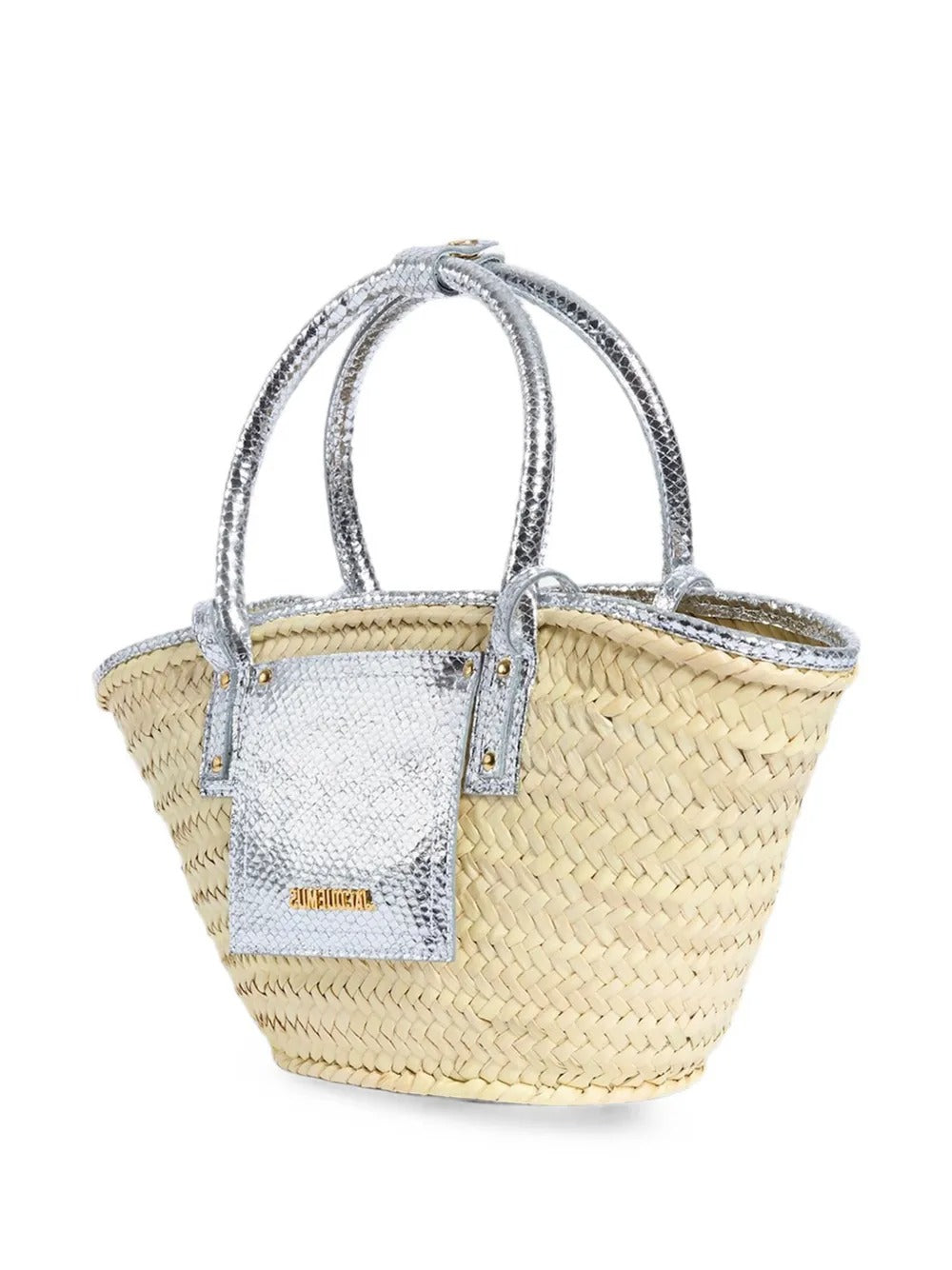borsa le panier soli donna natural argento 