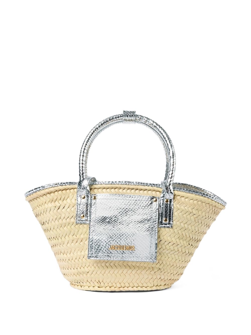 borsa le panier soli donna natural argento 