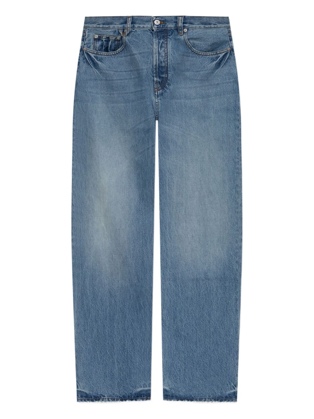jeans le de-nimes droit uomo blu 