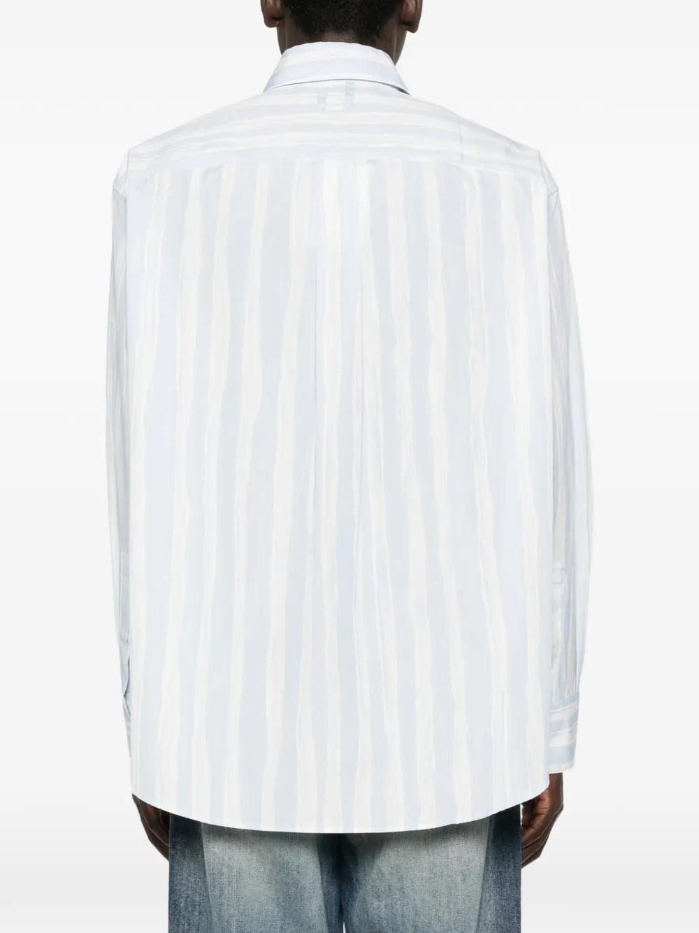 camicia camargue uomo blue e beige 