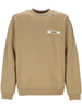 men's dark beige grosgrain sweatshirt