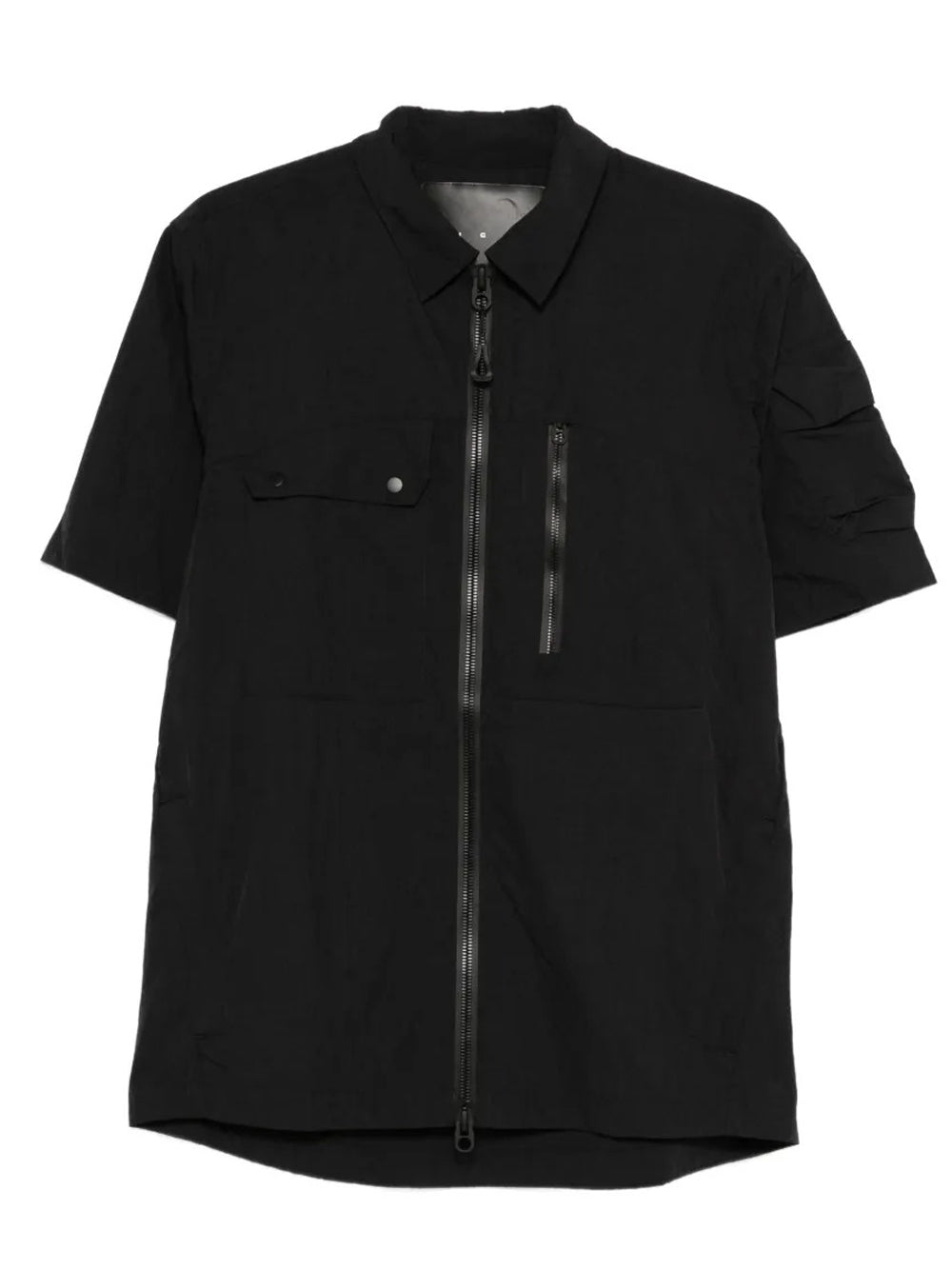 camicia hybrid utulity uomo nera 