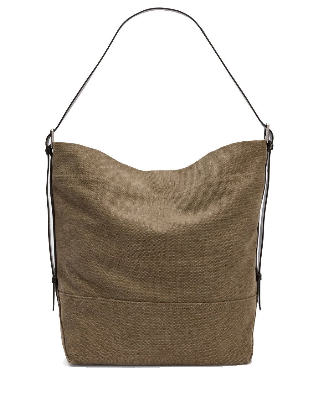 borsa belted tote bag unisex beige 