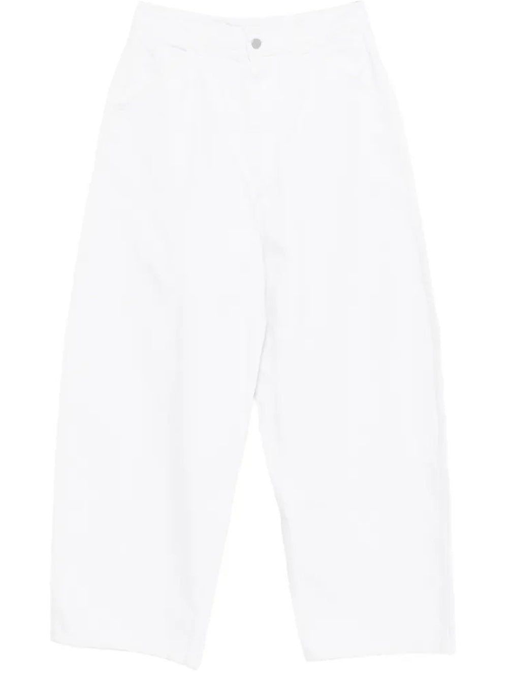 pantaloni large unisex bianchi 