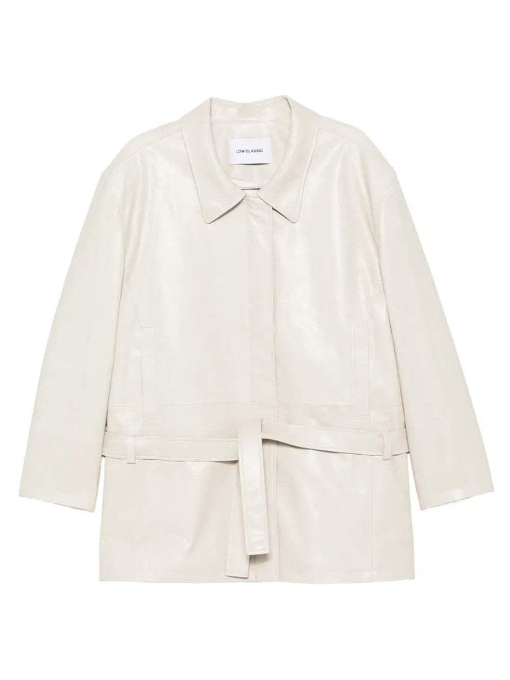giacca low waist donna beige 