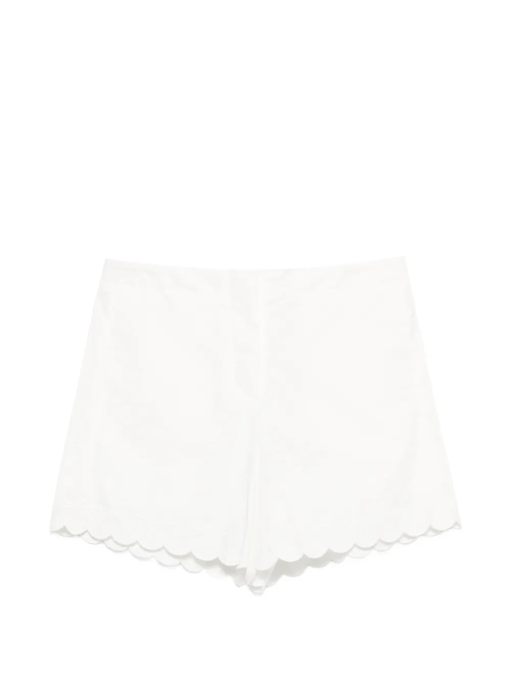 pantaloncini lace embroidery donna bianchi 