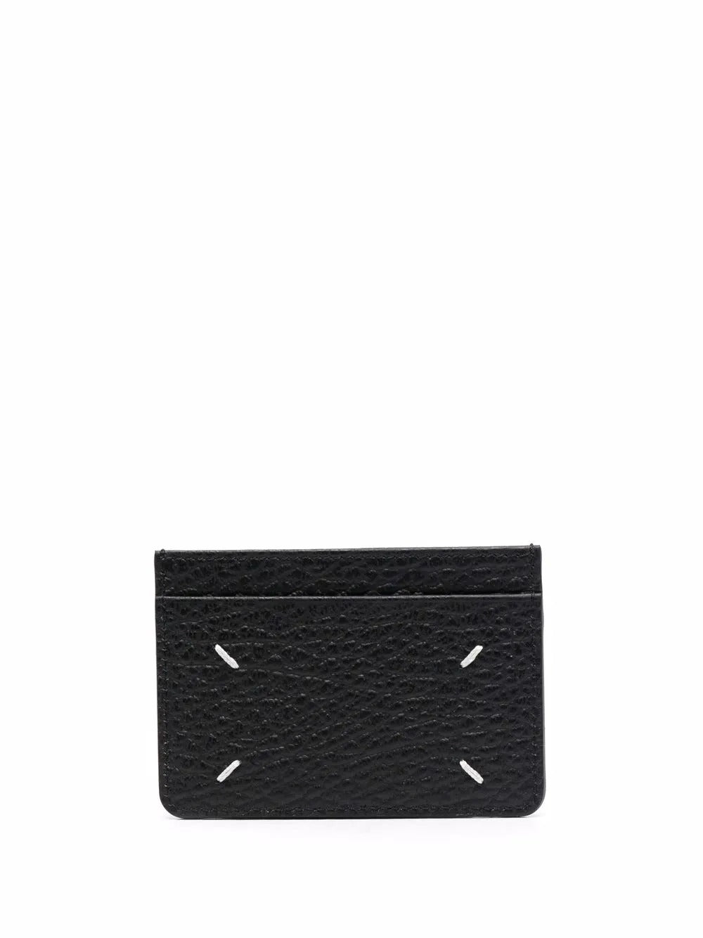 portacarte 3cc slim four stitches unisex nero 