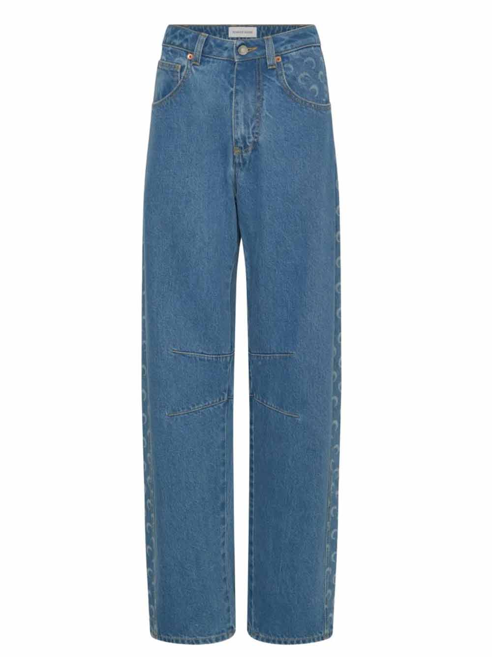 jeans baggy donna blu 