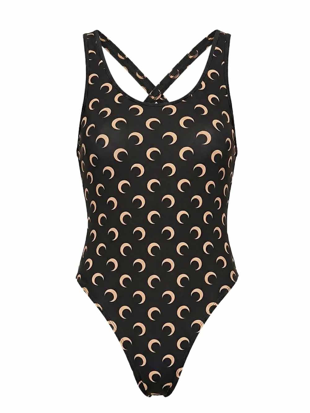 costume da bagno mp donna nero e beige 