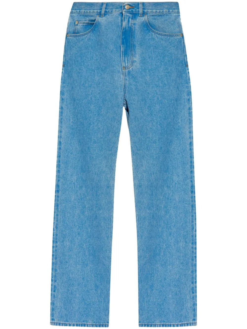 jeans gamba larga uomo blu 