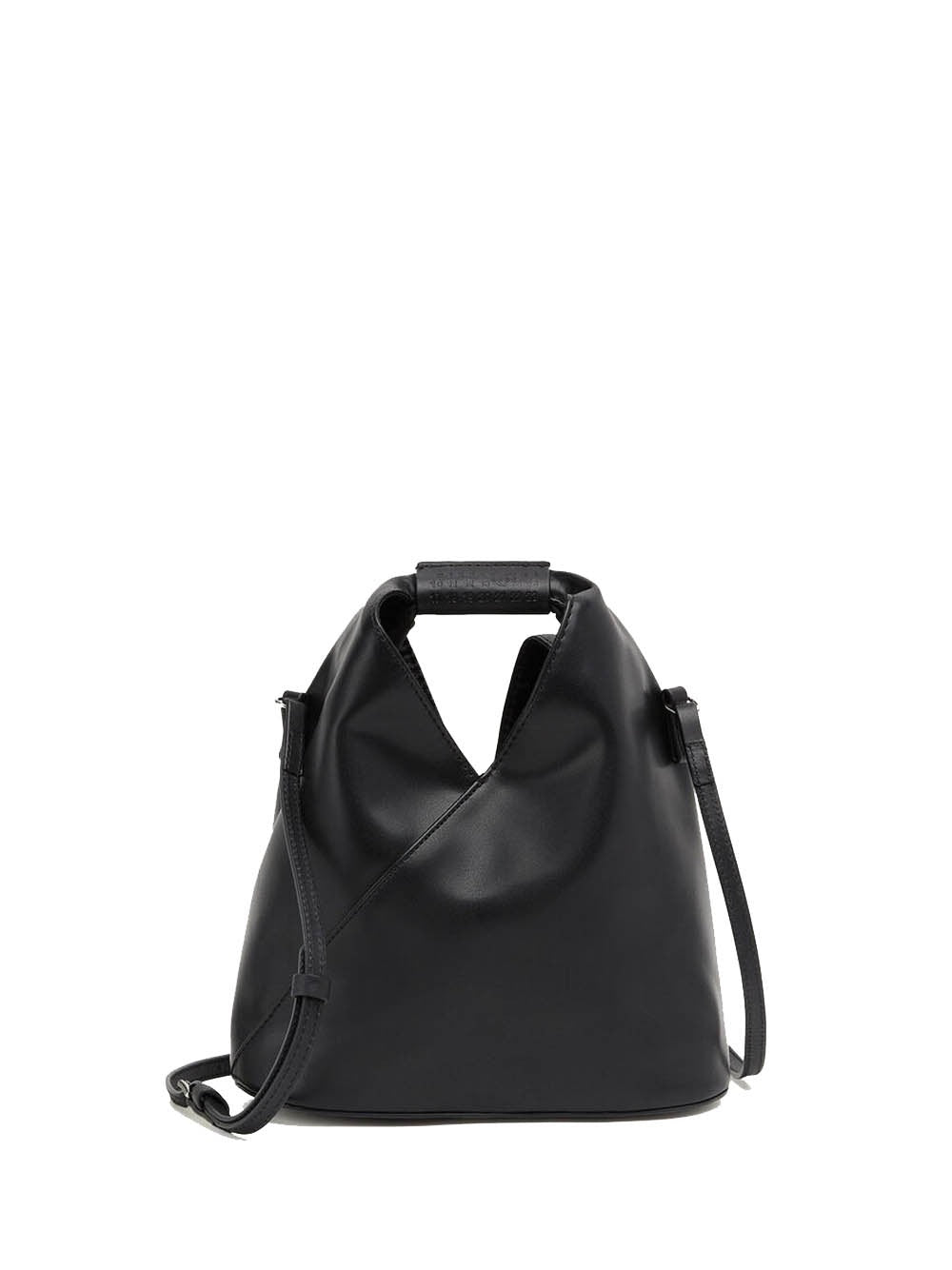 borsa japanese croccbody small donna nera 