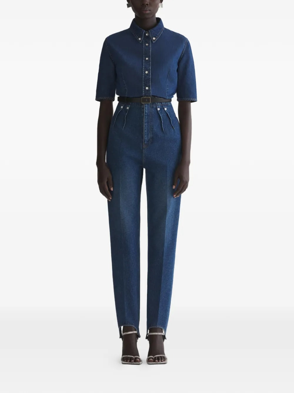 jeans denim sigarette stirrup donna blue 