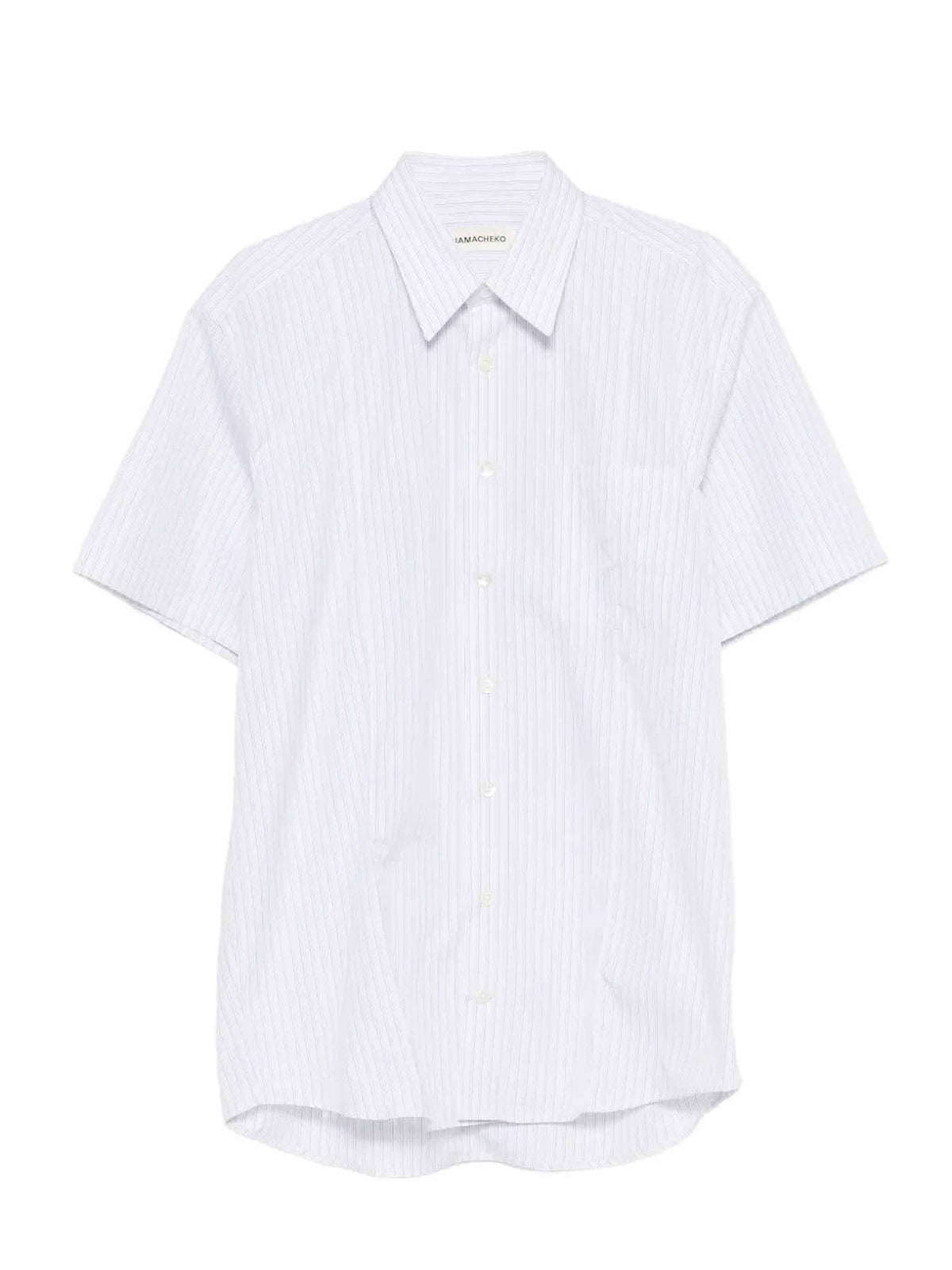 camicia maniche corte cordelia uomo bianca 