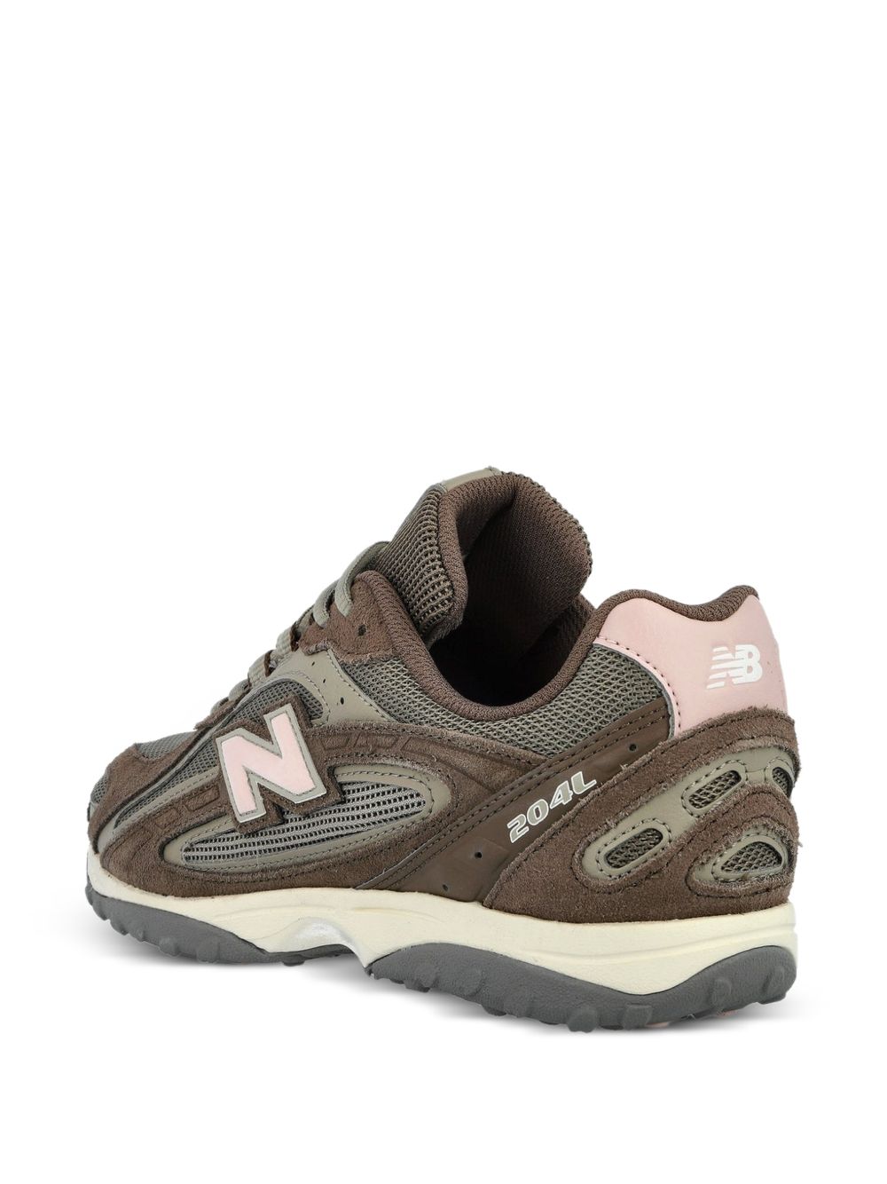 sneakers 204L unisex marroni e rosa 