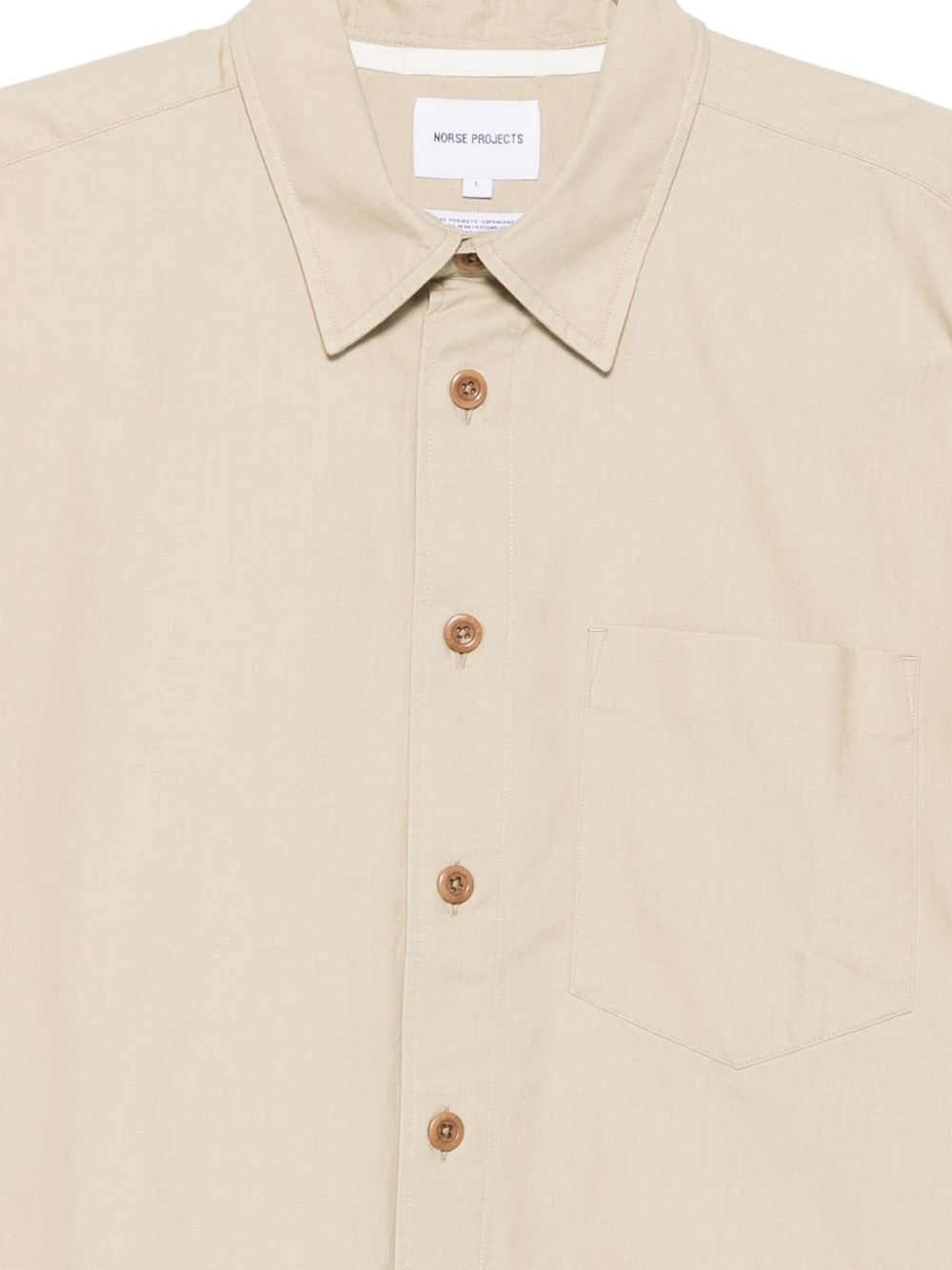 camicia espevik uomo beige 