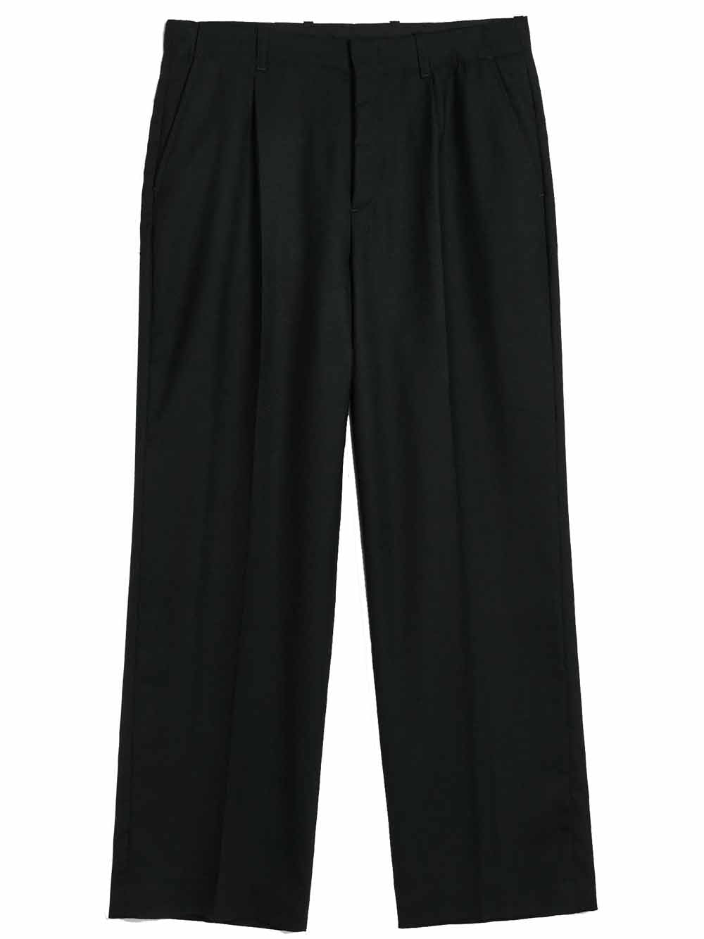 pantaloni borrowed chino uomo neri 