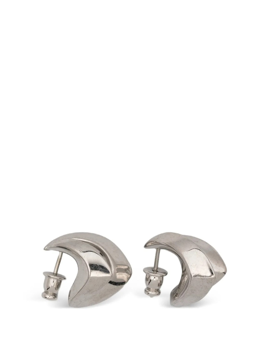 orecchini spada huggies unisex argento 