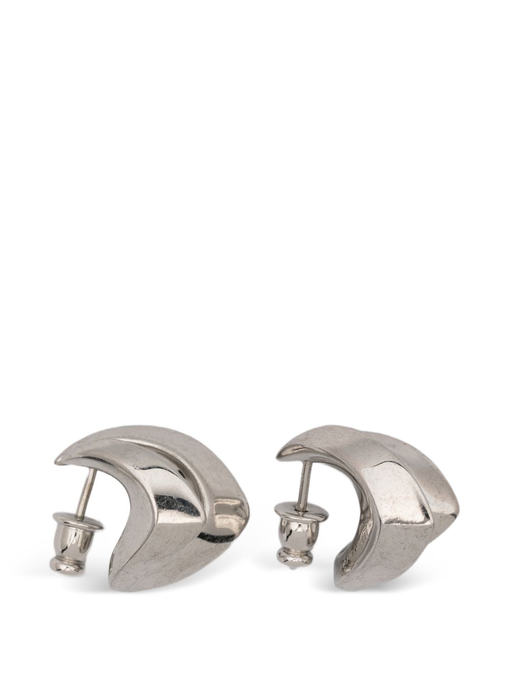 orecchini spada huggies unisex argento 